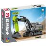 SEMBO 705117 ZOOMLION MÁY XÚC bộ đồ chơi xếp lắp ráp ghép mô hình ZOOMLION EXCAVATOR 664 khối