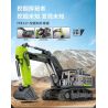 SEMBO 705117 ZOOMLION MÁY XÚC bộ đồ chơi xếp lắp ráp ghép mô hình ZOOMLION EXCAVATOR 664 khối
