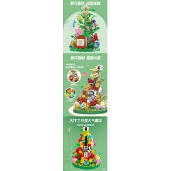 WANGAO 288014 HOA ĐÀN GUITAR bộ đồ chơi xếp lắp ráp ghép mô hình Creator Sáng Tạo