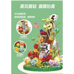 WANGAO 288014 HOA ĐÀN GUITAR bộ đồ chơi xếp lắp ráp ghép mô hình Creator Sáng Tạo