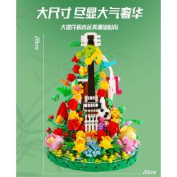 WANGAO 288014 HOA ĐÀN GUITAR bộ đồ chơi xếp lắp ráp ghép mô hình Creator Sáng Tạo