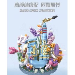 WANGAO 288015 HOA KÈN SAXOPHONE bộ đồ chơi xếp lắp ráp ghép mô hình Creator Sáng Tạo
