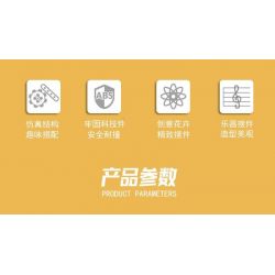 WANGAO 288016 HOA VIOLON bộ đồ chơi xếp lắp ráp ghép mô hình Creator Sáng Tạo