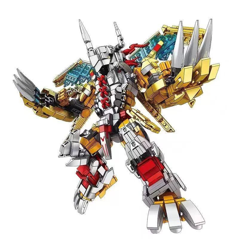 ZB696 DIGIMON BATTLEGREYMON bộ đồ chơi xếp lắp ráp ghép mô hình Movie & Game WAR MECHA Phim Và Trò Chơi 1200 khối