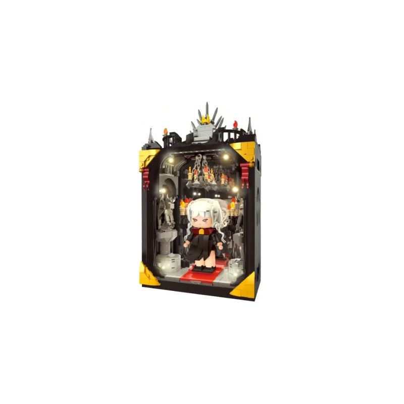 IAMBRICK 30102 CUNG ĐIỆN BÓNG TỐI bộ đồ chơi xếp lắp ráp ghép mô hình DARKNESS SHADOW TEMPLE