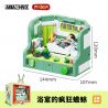 AREA-X AB0039 0039 MR BEAN PHÒNG TẮM CỦA bộ đồ chơi xếp lắp ráp ghép mô hình Movie & Game MR. BEAN BATHROOM Phim Và Trò Chơi