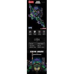 WANGAO 288006 NINJA RÙA ĐỘT BIẾN TUỔI TEEN DONATELLO bộ đồ chơi xếp lắp ráp ghép mô hình Movie & Game PURPLE MECHA Phim Và Trò Chơi