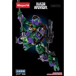 WANGAO 288006 NINJA RÙA ĐỘT BIẾN TUỔI TEEN DONATELLO bộ đồ chơi xếp lắp ráp ghép mô hình Movie & Game PURPLE MECHA Phim Và Trò Chơi