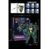 WANGAO 288006 NINJA RÙA ĐỘT BIẾN TUỔI TEEN DONATELLO bộ đồ chơi xếp lắp ráp ghép mô hình Movie & Game PURPLE MECHA Phim Và Trò Chơi