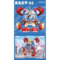 FEMIBOX S2286 2286 S2223 2223 S2287 2287 MÁY THỎ DỄ THƯƠNG bộ đồ chơi xếp lắp ráp ghép mô hình CUTE BUNNY MECH 357 khối