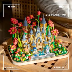 FEMIBOX S2238 2238 LÂU ĐÀI HUALIN bộ đồ chơi xếp lắp ráp ghép mô hình GARDEN CASTLE 1031 khối