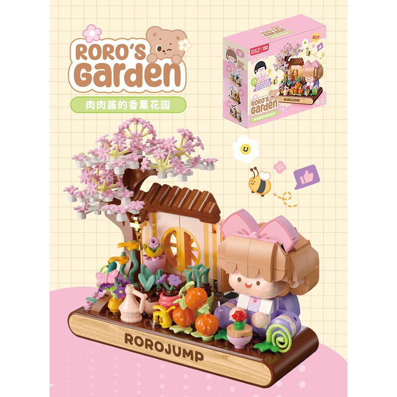 FEMIBOX S2308 2308 HỘP HƯƠNG LIỆU BOLOGNESE KHU VƯỜN bộ đồ chơi xếp lắp ráp ghép mô hình RORO JUMP 423 khối