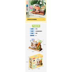 FEMIBOX S2308 2308 HỘP HƯƠNG LIỆU BOLOGNESE KHU VƯỜN bộ đồ chơi xếp lắp ráp ghép mô hình RORO JUMP 423 khối