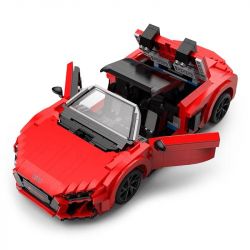 RASTAR 93800-Y 93800 AUDI R8 SPYDER tỷ lệ 1:14 bộ đồ chơi xếp lắp ráp ghép mô hình Speed Champions Racing Cars Đua Xe Công Thức 1440 khối