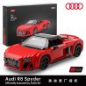 RASTAR 93800-Y 93800 AUDI R8 SPYDER tỷ lệ 1:14 bộ đồ chơi xếp lắp ráp ghép mô hình Speed Champions Racing Cars Đua Xe Công Thức 1440 khối