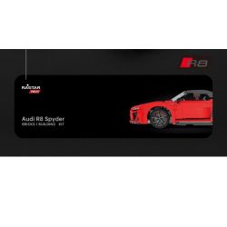 RASTAR 93800-Y 93800 AUDI R8 SPYDER tỷ lệ 1:14 bộ đồ chơi xếp lắp ráp ghép mô hình Speed Champions Racing Cars Đua Xe Công Thức 1440 khối