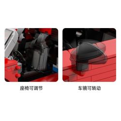 RASTAR 93800-Y 93800 AUDI R8 SPYDER tỷ lệ 1:14 bộ đồ chơi xếp lắp ráp ghép mô hình Speed Champions Racing Cars Đua Xe Công Thức 1440 khối