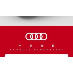 RASTAR 93800-Y 93800 AUDI R8 SPYDER tỷ lệ 1:14 bộ đồ chơi xếp lắp ráp ghép mô hình Speed Champions Racing Cars Đua Xe Công Thức 1440 khối