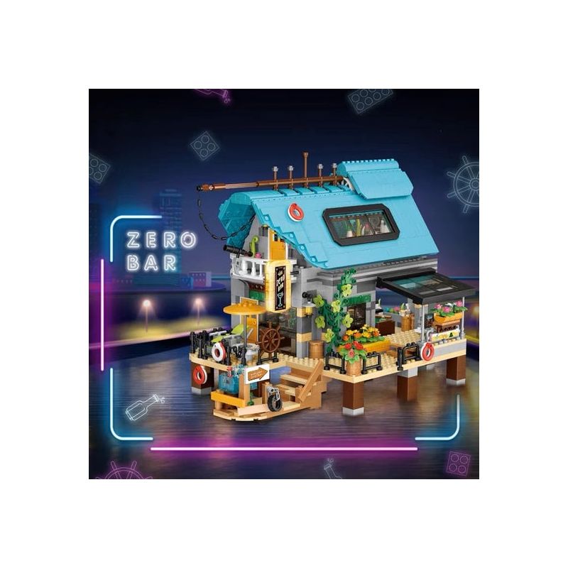 LOZ 1048 non  THANH KHÔNG bộ đồ chơi xếp lắp ráp ghép mô hình Modular Buildings Mô Hình Nhà Cửa 1846 khối