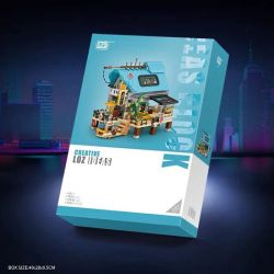 LOZ 1048 non  THANH KHÔNG bộ đồ chơi xếp lắp ráp ghép mô hình Modular Buildings Mô Hình Nhà Cửa 1846 khối