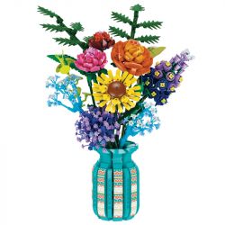 FREE TRIBE 11001 BUỔI SÁNG HÁI HOA TỐI bộ đồ chơi xếp lắp ráp ghép mô hình Creator THE WORDS OF AZURE FLOWERS Sáng Tạo 1853 khối