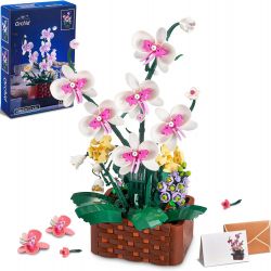 92202 CHẬU CÂY PHONG LAN bộ đồ chơi xếp lắp ráp ghép mô hình Creator ORCHID Sáng Tạo 1001 khối