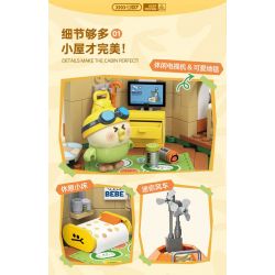 TOP TOY TC2026 2026 VẸT NHỎ BEBE NGOẠI Ô THIÊN ĐƯỜNG HỐ CÂY bộ đồ chơi xếp lắp ráp ghép mô hình Movie & Game Phim Và Trò Chơi 640 khối