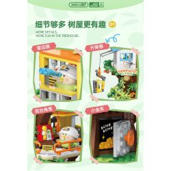 TOP TOY TC2026 2026 VẸT NHỎ BEBE NGOẠI Ô THIÊN ĐƯỜNG HỐ CÂY bộ đồ chơi xếp lắp ráp ghép mô hình Movie & Game Phim Và Trò Chơi 640 khối