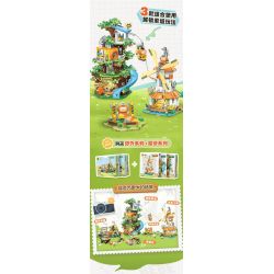 TOP TOY TC2026 2026 VẸT NHỎ BEBE NGOẠI Ô THIÊN ĐƯỜNG HỐ CÂY bộ đồ chơi xếp lắp ráp ghép mô hình Movie & Game Phim Và Trò Chơi 640 khối