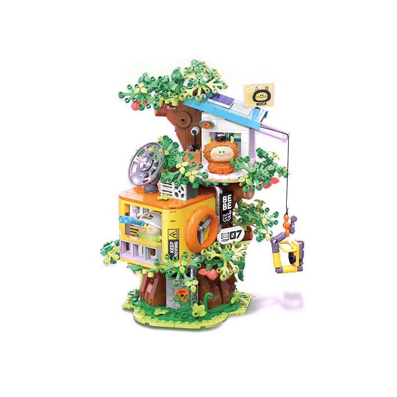 TOP TOY TC2027 2027 VẸT NHỎ BEBE NGOẠI Ô NGÔI NHÀ TRÊN CÂY PHIÊU LƯU bộ đồ chơi xếp lắp ráp ghép mô hình Movie & Game Phim Và Trò Chơi 660 khối