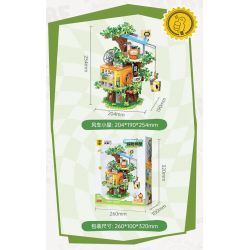 TOP TOY TC2028 2028 VẸT NHỎ BEBE NGOẠI Ô NGÔI NHÀ CỐI XAY GIÓ bộ đồ chơi xếp lắp ráp ghép mô hình Movie & Game Phim Và Trò Chơi 640 khối