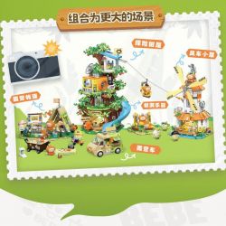 TOP TOY TC2028 2028 VẸT NHỎ BEBE NGOẠI Ô NGÔI NHÀ CỐI XAY GIÓ bộ đồ chơi xếp lắp ráp ghép mô hình Movie & Game Phim Và Trò Chơi 640 khối