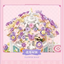 TOP TOY TC2029 2029 EMMA SECRET MANOR HOA RƠI TRÊN XÍCH ĐU bộ đồ chơi xếp lắp ráp ghép mô hình 360 khối