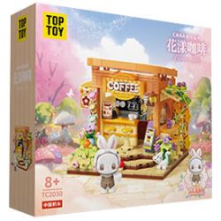 TOP TOY TC2030 2030 TRANG VIÊN BÍ MẬT EMMA CÀ PHÊ HUAYANG bộ đồ chơi xếp lắp ráp ghép mô hình 450 khối