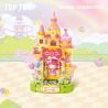 TOP TOY TC2021 2021 CÔNG VIÊN GIẢI TRÍ ĐẦY MÀU SẮC CỦA GIA ĐÌNH SANRIO MELODY HAPPY SWING CASTLE bộ đồ chơi xếp lắp ráp ghép mô hình