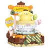 TOP TOY TC2023 2023 CÔNG VIÊN GIẢI TRÍ ĐẦY MÀU SẮC CỦA GIA ĐÌNH SANRIO PUDDING DOG FUN SPIN CUP bộ đồ chơi xếp lắp ráp ghép mô hình