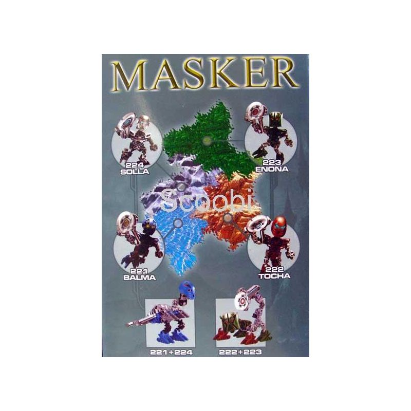 NOT  VHISOLA 8608 Enlighten 221 Qman 221 xếp lắp ráp ghép mô hình CHIẾN BINH SINH HÓA VHISOLA CÒI Bionicle Anh Hùng Toa 27 khối