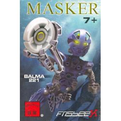 NOT  VHISOLA 8608 Enlighten 221 Qman 221 xếp lắp ráp ghép mô hình CHIẾN BINH SINH HÓA VHISOLA CÒI Bionicle Anh Hùng Toa 27 khối