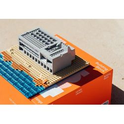 AMAZING BRICK AB11002 11002 THƯ VIỆN CÔ ĐƠN ANAYA bộ đồ chơi xếp lắp ráp ghép mô hình Architecture ARANYA LONELY LIBRARY Công Trình Kiến Trúc 580 khối