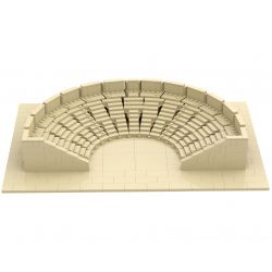 AMAZING BRICK AB11003 11003 NHÀ HÁT ARANYA DIONYSUS bộ đồ chơi xếp lắp ráp ghép mô hình Architecture ARANYA DIONYSUS THEATRE Công Trình Kiến Trúc 1070 khối