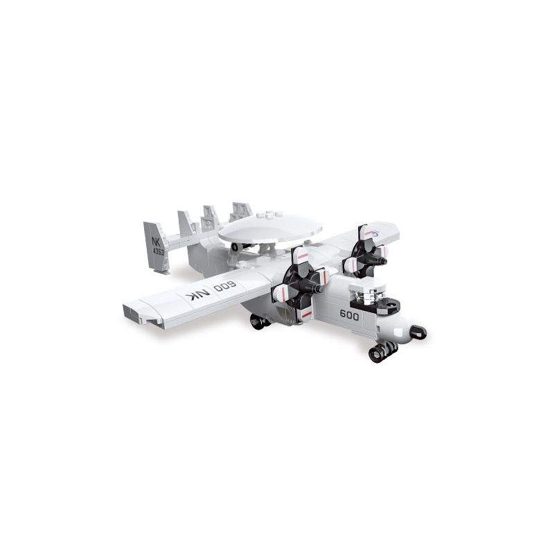 JIESTAR 58055 MÁY BAY CẢNH BÁO SỚM HAWKEYE bộ đồ chơi xếp lắp ráp ghép mô hình Military Army Quân Sự Bộ Đội 183 khối