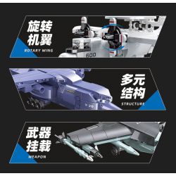 JIESTAR 58055 MÁY BAY CẢNH BÁO SỚM HAWKEYE bộ đồ chơi xếp lắp ráp ghép mô hình Military Army Quân Sự Bộ Đội 183 khối