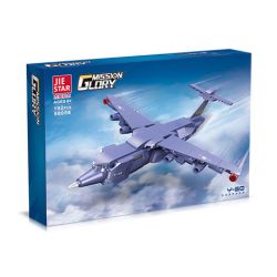 JIESTAR 58056 MÁY BAY VẬN TẢI KUNPENG bộ đồ chơi xếp lắp ráp ghép mô hình Military Army Quân Sự Bộ Đội 192 khối