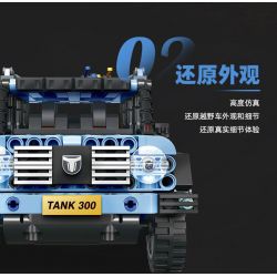 JIESTAR 58126 XE TĂNG 300 bộ đồ chơi xếp lắp ráp ghép mô hình Technic Kỹ Thuật Công Nghệ Cao Mô Hình Phương Tiện 645 khối