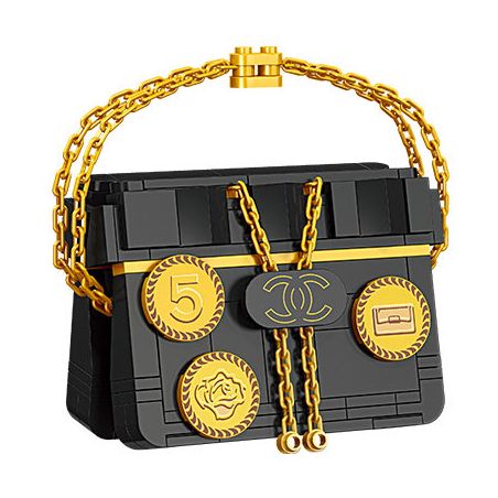 JIESTAR JJ9073 9073 TÚI XÁCH MÀU ĐEN bộ đồ chơi xếp lắp ráp ghép mô hình BAZAAR FASHION 196 khối