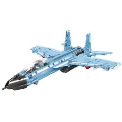 JIESTAR 58122 MÁY BAY CHIẾN ĐẤU GẮN TRÊN SU-35 bộ đồ chơi xếp lắp ráp ghép mô hình Military Army GLORY MISSION Quân Sự Bộ Đội 707 khối