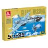 JIESTAR 58122 MÁY BAY CHIẾN ĐẤU GẮN TRÊN SU-35 bộ đồ chơi xếp lắp ráp ghép mô hình Military Army GLORY MISSION Quân Sự Bộ Đội 707 khối