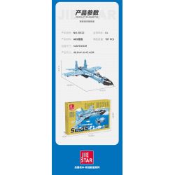 JIESTAR 58122 MÁY BAY CHIẾN ĐẤU GẮN TRÊN SU-35 bộ đồ chơi xếp lắp ráp ghép mô hình Military Army GLORY MISSION Quân Sự Bộ Đội 707 khối