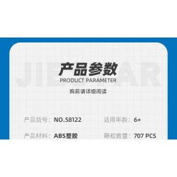 JIESTAR 58122 MÁY BAY CHIẾN ĐẤU GẮN TRÊN SU-35 bộ đồ chơi xếp lắp ráp ghép mô hình Military Army GLORY MISSION Quân Sự Bộ Đội 707 khối