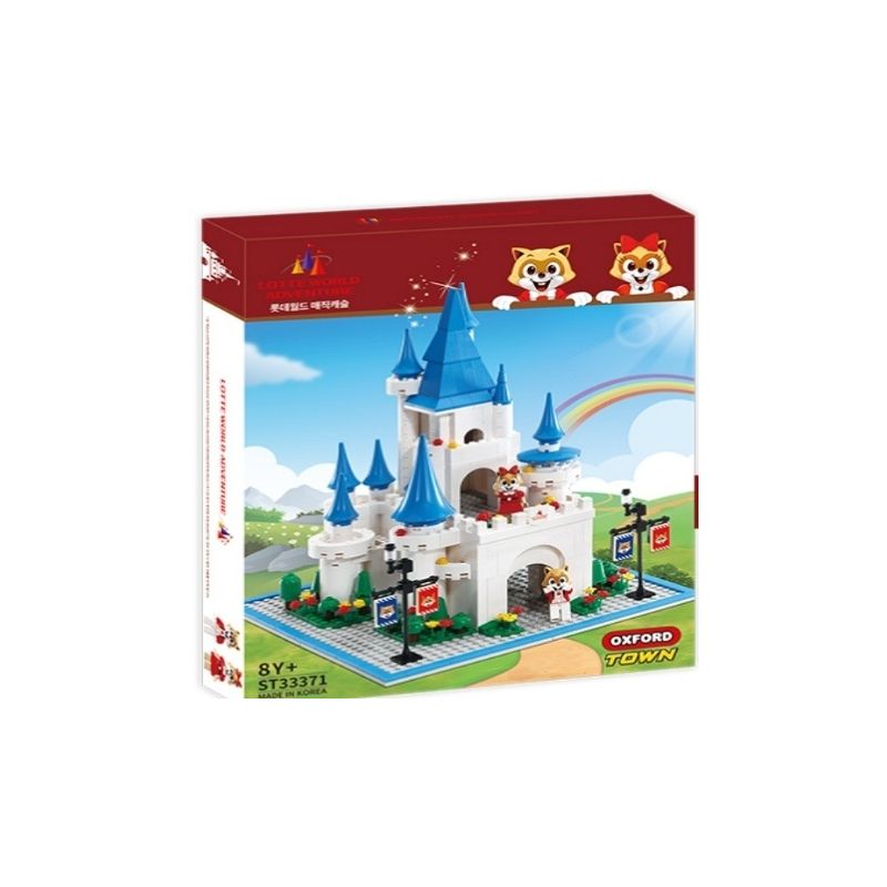 OXFORD ST33371 33371 LÂU ĐÀI MA THUẬT LOTTE WORLD bộ đồ chơi xếp lắp ráp ghép mô hình 롯데월드 매직캐슬